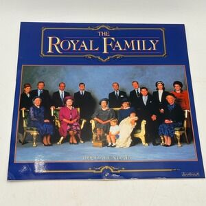 VTG 1992 The Royal Family Wall Calendar Landmark Queen Elizabeth Diana Charles